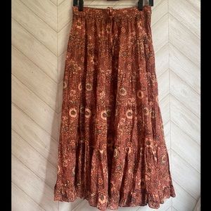 NEW Ulla Johnson Verity midi skirt floral 4